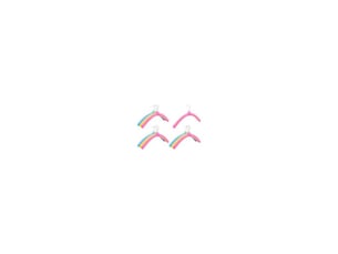 10 pièces (couleurs aléatoires) cintres en éponge antidérapants cintres multi-usages organiseurs peu encombrants pour manteaux, pardessus, pulls, t-shirts, etc.
