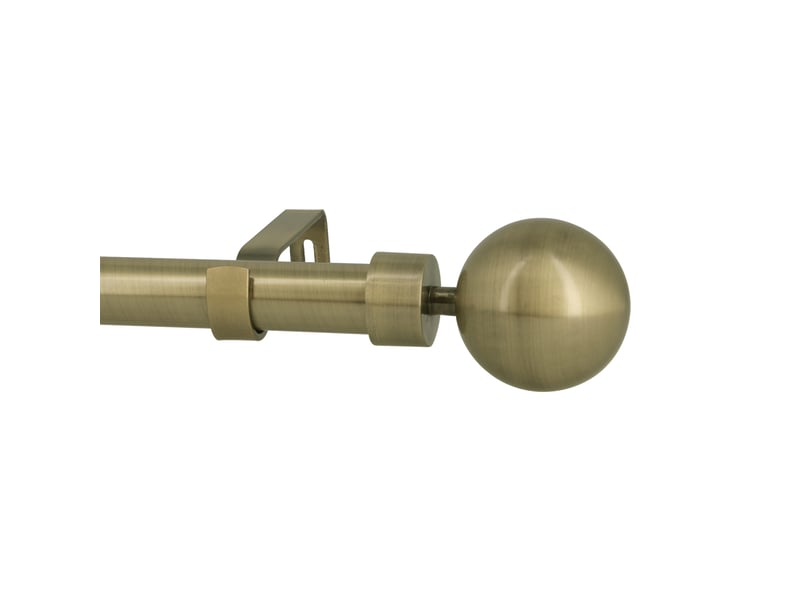  Kit tringle extensible en métal avec embout d1916 mm 200-360 cm  - Conforama B