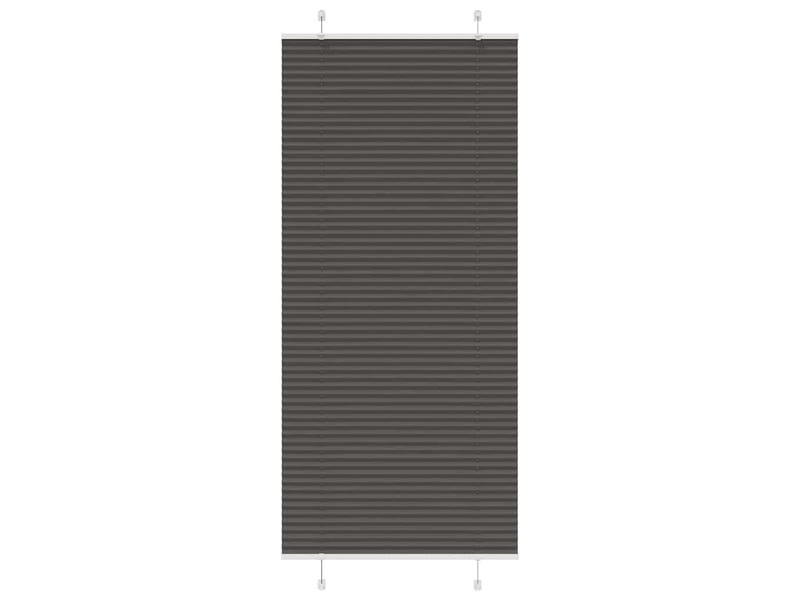 Store plissé, store de fenêtre noir 100x200 cm largeur du tissu 99,4 cm polyester cf46918 - Conforama B