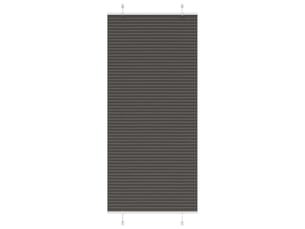 Store plissé, store de fenêtre noir 100x200 cm largeur du tissu 99,4 cm polyester cf46918