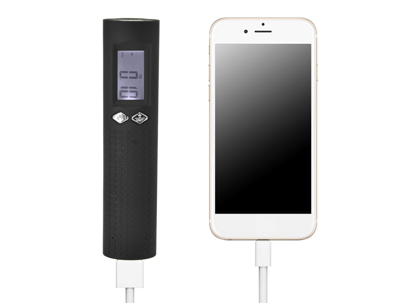  Balance à bagages numérique 3 en 1 (50 kg110 lbs) avec lampe torche, fonction batterie externe et écran lcd pour les voyages  - Conforama D