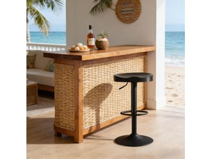 Banc 1 place(s) coloris noir <strong>CRAVDOM</strong> <strong></strong> - 47 cm