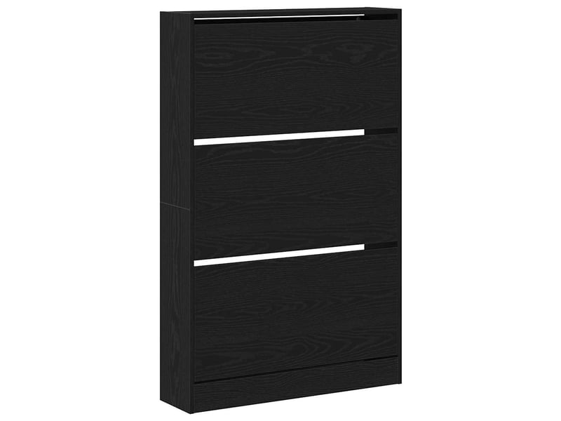  Meuble à chaussure, cabinet à chaussures 80x21x125,5 cm bois d'ingénierie shl593  - Conforama A