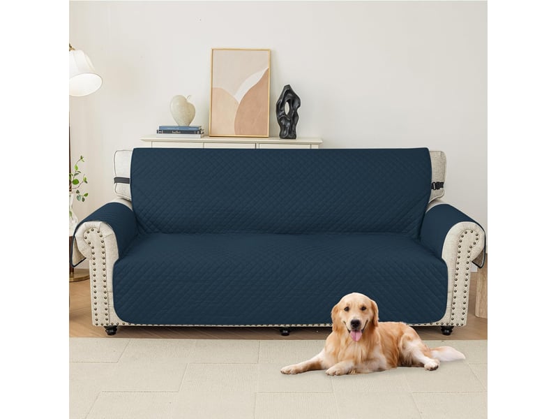 Housse canapé 3 places, housse de canapé avec accoudoirs, universelle protege canape - Conforama D