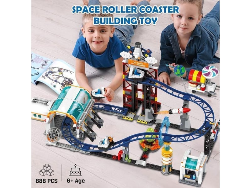  Jeu de construction montagnes russes spatiales 926 pieces avec plateforme elevatrice 151498_AAAHP14458_6_DROPFR - Conforama B