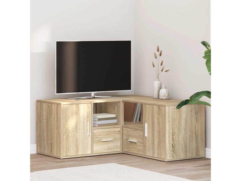  Armoire d'angle, armoire de rangement chêne sonoma 160x40x45 cm bois d’ingénierie  - Conforama B