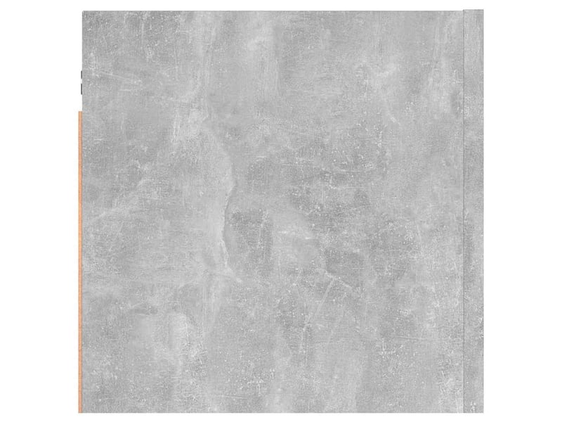  Table de chevet - cabinet de chevet - table de nuit gris béton 30,5x30x30 cm bois d'ingénierie  - Conforama E