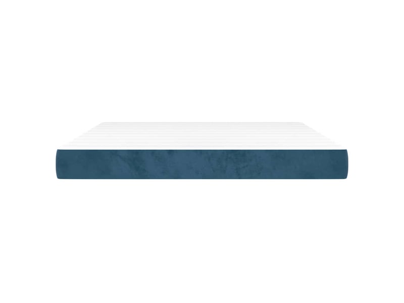  Matelas de lit à ressorts ensachés fermeté moyenne bleu foncé 180x200x20 cm  - Conforama C