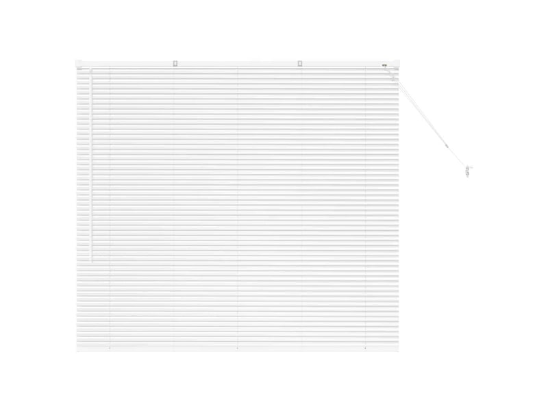  Store vénitien, store de fenêtre blanc 130 x 140 cm 25 mm aluminium cf47705  - Conforama A