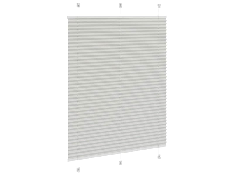  Store plissé, store de fenêtre gris clair 110x150cm largeur du tissu 109,4cm cf46875  - Conforama D