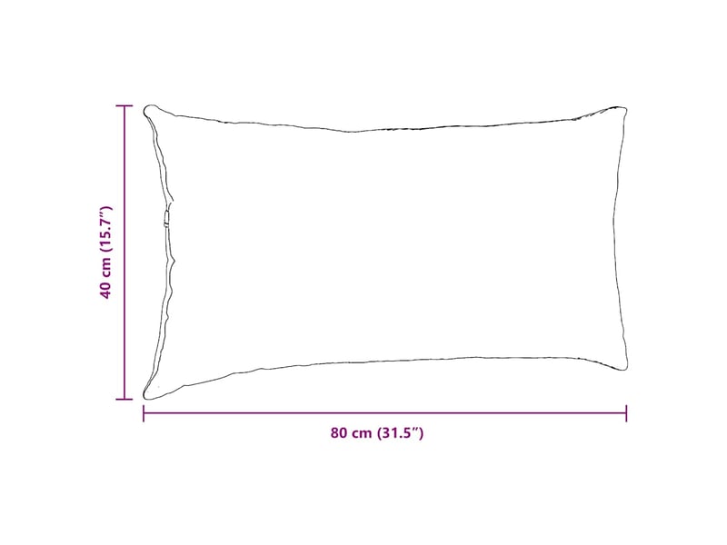 Lot de 2 coussins de canapé, coussins décoratifs tissu blanc 80 x 40 cm cf58770 - Conforama E
