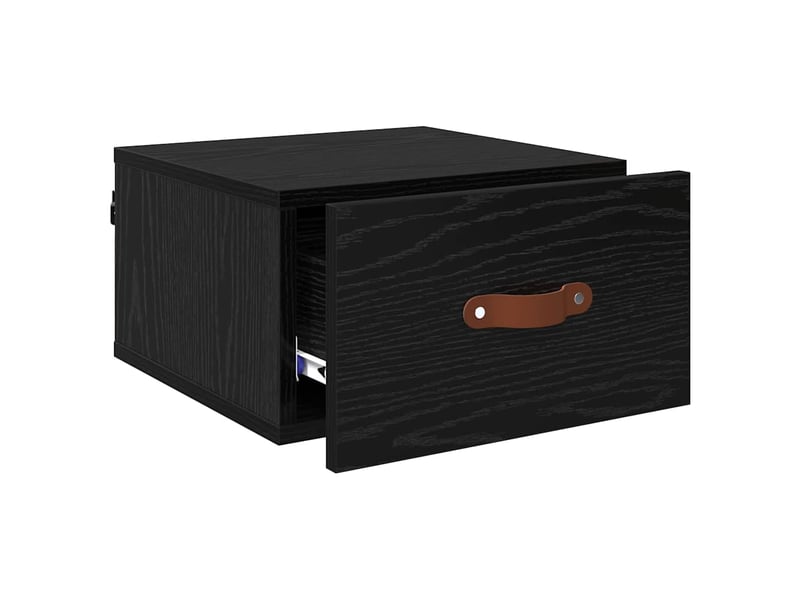  Table de chevet chambre, cabinet de chevet mural 35 x 35 x 20 cm bois d'ingénierie shl9868  - Conforama E