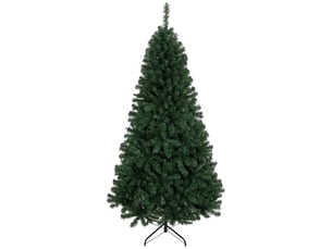 Sapin de noël artificiel 200 cm avec 1 000 branches, base pliable, conception en sections, montage facile (vert)