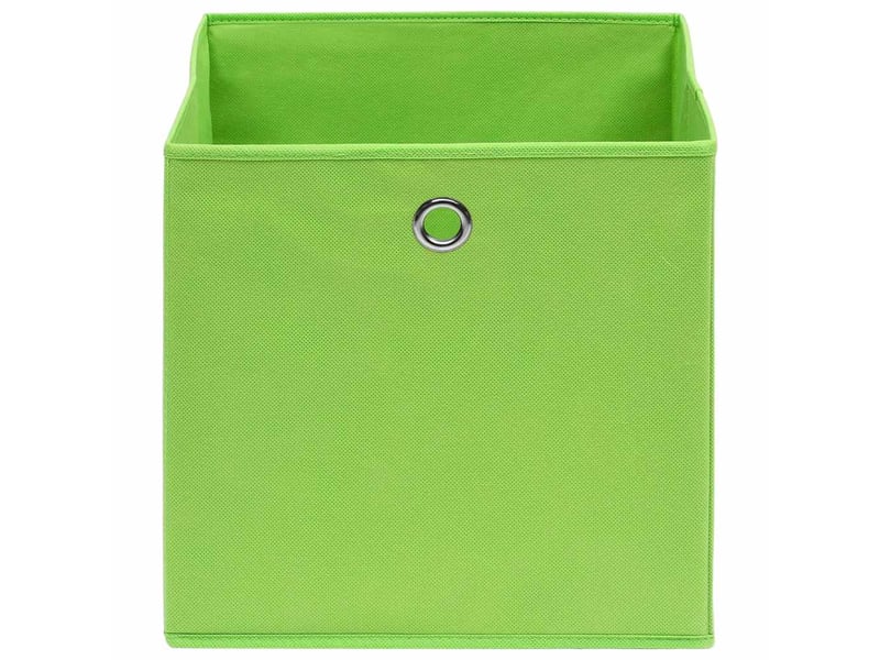  Boîtes de rangement 10 pcs tissu intissé 28x28x28 cm vert  - Conforama C