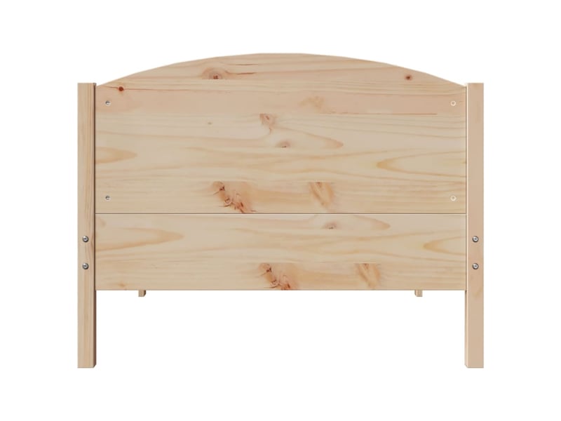  Lit simple- lit adulte -  cadre de lit sans matelas 100x200 cm bois massif de pin  - Conforama C