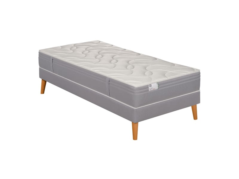 Ens l indispensable 90x200 matelas h26 ressort ensachés, ferme, sommier  - Conforama A