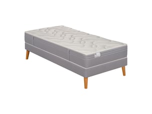 Ensemble matelas et sommier 90x200 cm Ressorts ensachés SIMMONS soutien Ferme épaisseur 26 cm