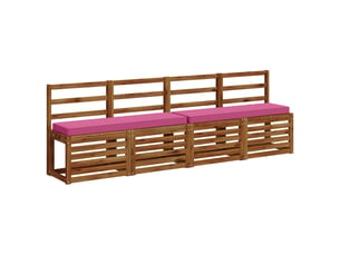 Coussin de banc, coussin d'assise, coussin pour chaisecanapé 1 pièce vught 100 % polyester rose cf52126