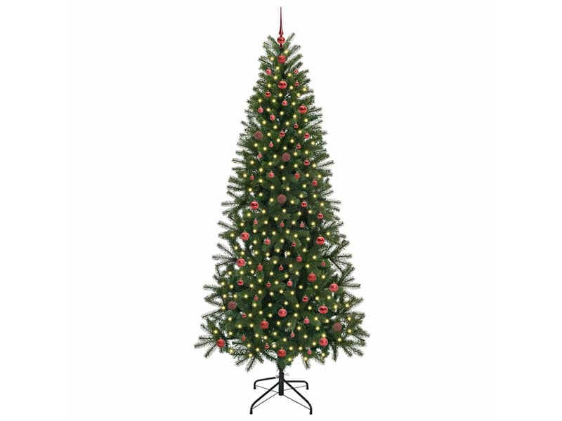  Sapin de noël - arbre de noël artificiel vert 240 cm pe et pvc  - Conforama C