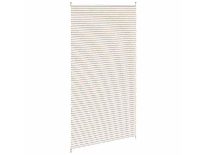  Store plissé, store de fenêtre 100x200 cm crème cf46627  - Conforama D