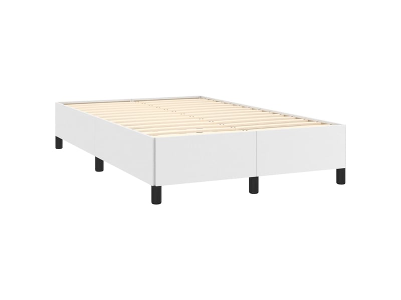  Lit double- lit adulte -  cadre de lit sans matelas blanc 120x190 cm similicuir  - Conforama B