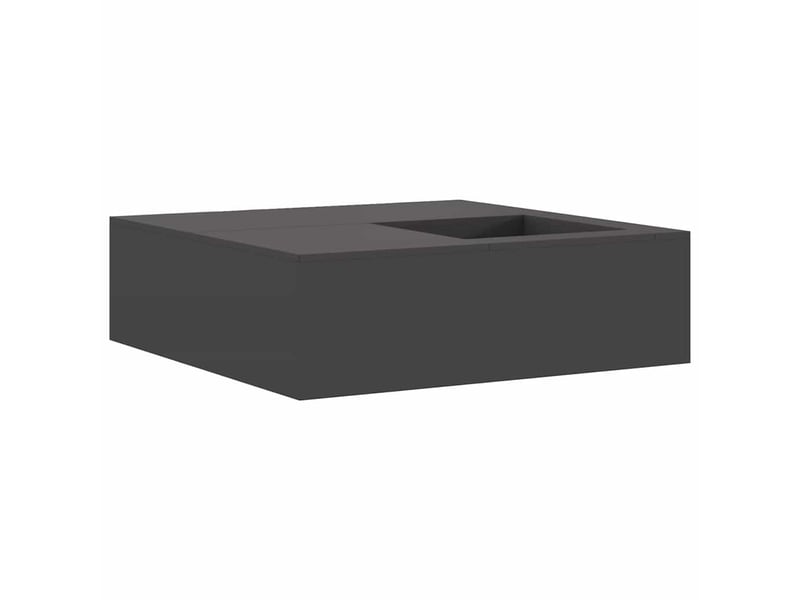 Brasero exterieur, foyer de cheminée noir 100x100x30 cm acier patiné  - Conforama E
