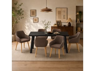 Ensemble table rectangulaire 6 chaise(s) <strong>GOEURVANT</strong> <strong></strong>