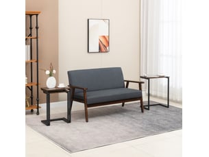 Table basse rectangulaire coloris marron <strong>WISHDOR</strong> <strong></strong> - 30 cmx34 cm