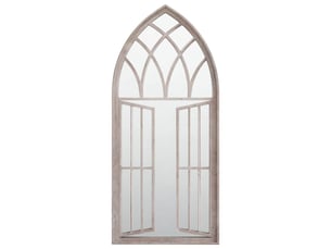 Miroir rectangulaire à fixer coloris beige <strong></strong>  <strong></strong> - 100 cm x 45 cm