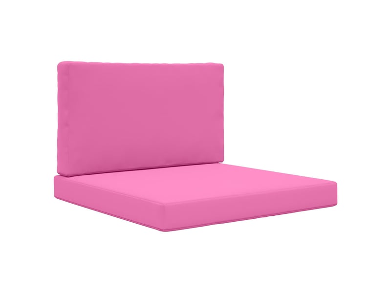  Coussin de canapé d'extérieur, coussin de chaise polyester rose 80 x 80 cm cf54144  - Conforama A