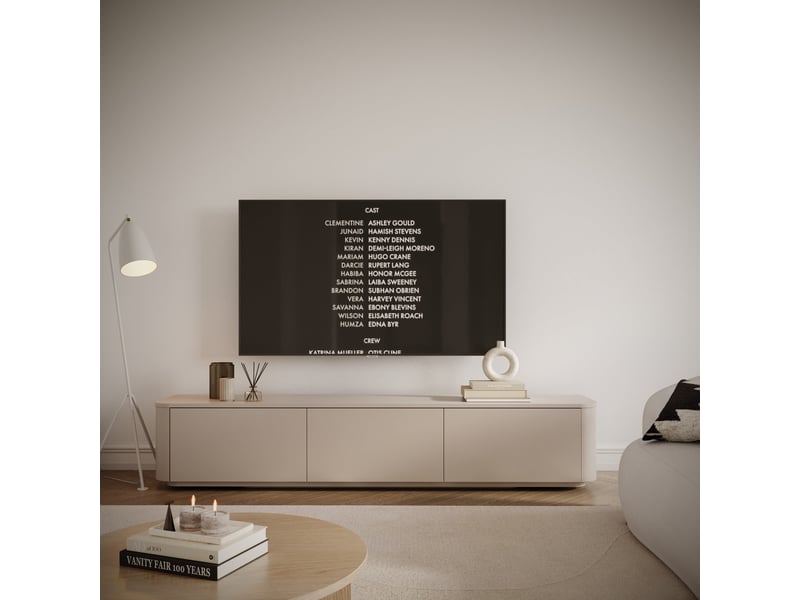  Selsey luvio - meuble tv - 200 cm - cachemire Luvio - Conforama B