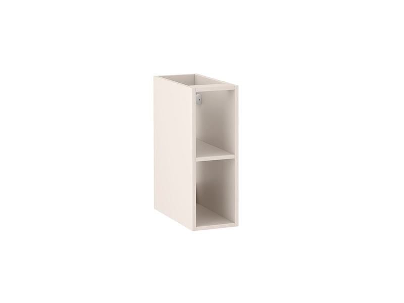  Meuble sous vasque suspendu avec étagère luna cachemire mat 80 cm  - Conforama R