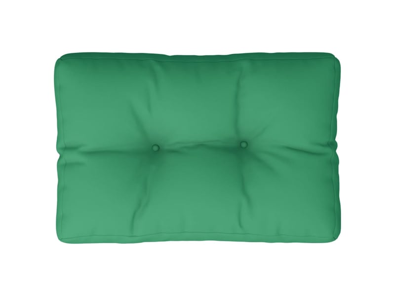  Coussin de palette, coussin de chaise, coussin de canapé vert 50x40x12 cm tissu cf55489  - Conforama A