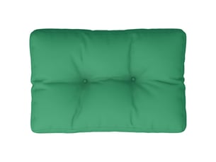 Coussin de palette, coussin de chaise, coussin de canapé vert 50x40x12 cm tissu cf55489