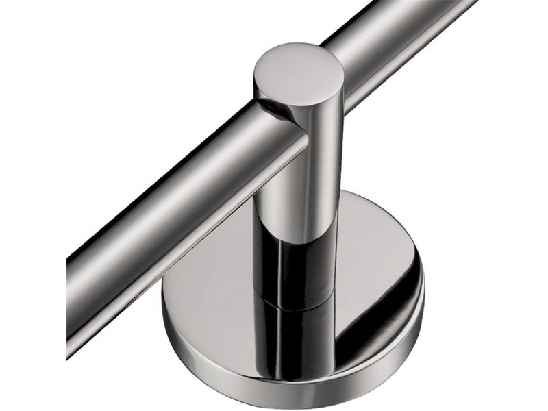 Double porte papier toilette chromé support rouleau papier hygiénique fixation murale dérouleur papier wc argenté moderne 2 en 1 en acier inoxydable p - Conforama C