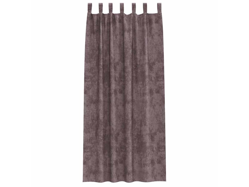 Lot de 2 rideaux en velours, rideaux de fenêtre marron 225 x 140 cm velours cf44235 - Conforama D