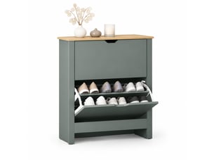 Meuble à chaussures 12 paire(s)  <strong>WISHDOR</strong>  <strong></strong> coloris gris