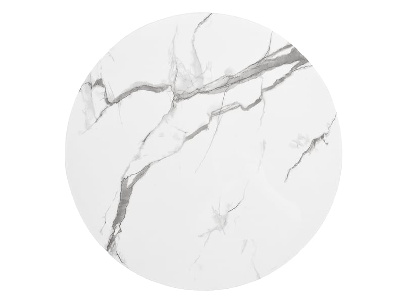 Tables basses gigognes 2 pièces avec 2 tiroirs pour salon en mdf 60×60×46 cm et 50×50×30,8 cm blanc - Conforama D