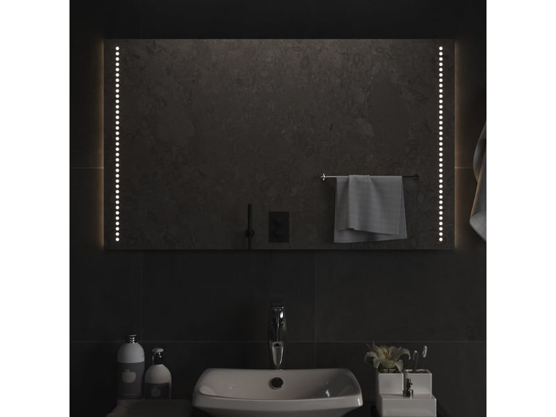  Miroir de salle de bain, miroir de toilette à led 60x100 cm cf62503  - Conforama B