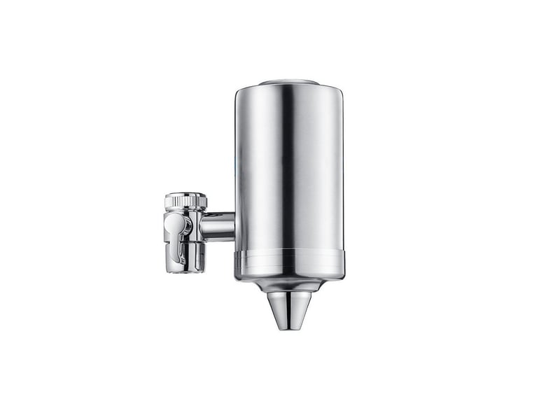 Robinet en acier inoxydable, système de filtration d'eau à bloc de carbone - Conforama A