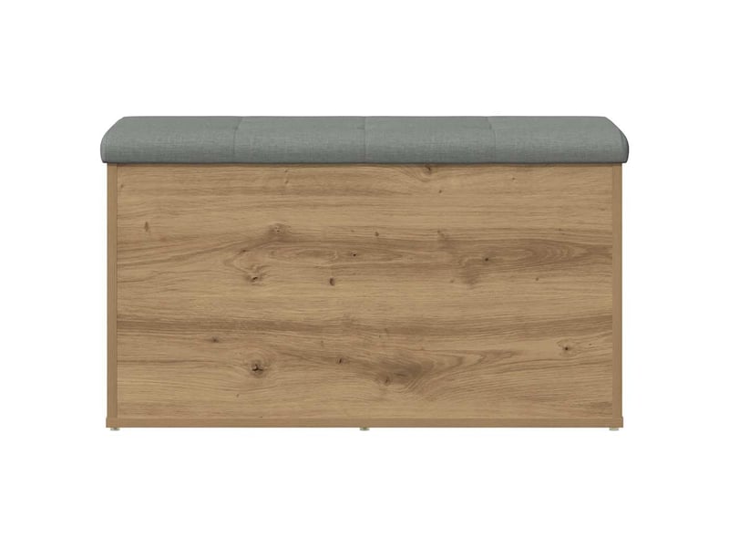  Banc chambre, banc de rangement chêne artisanal 82x42x45 cm bois d'ingénierie  - Conforama D