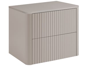 Meuble sous vasque suspendu linea 60 cm cachemire avec plan de travail