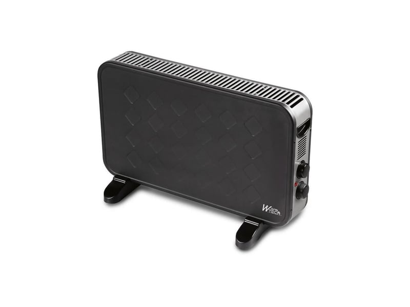  Chauffage mobile convection 2000w turbo avec ventilateur thermostat 2 vitesses noir AABKC52172 - Conforama A