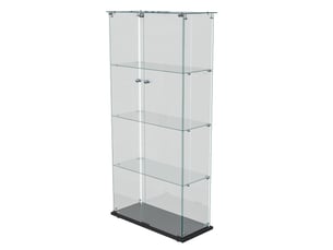 Vitrine coloris noir - x78.5 cm