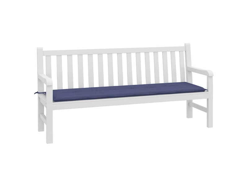 Coussin de banc de jardin, coussin d'assise bleu marine 180x50x3 cm tissu oxford cf52688 - Conforama C