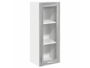 Meuble de rangement, armoire suspendue gris sonoma 40x31x100cm shl7149