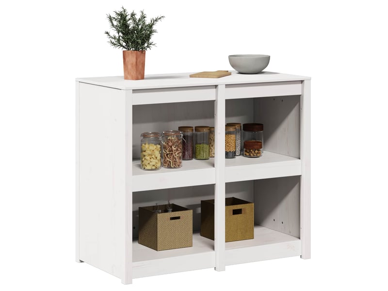  Meuble de rangement, armoire de cuisine meppel blanc chaud 106x55x92cm  - Conforama C