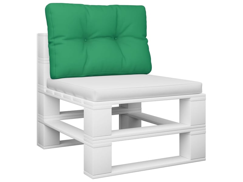  Coussin de palette, coussin de chaise, coussin de canapé vert 50x40x12 cm tissu cf55489  - Conforama C