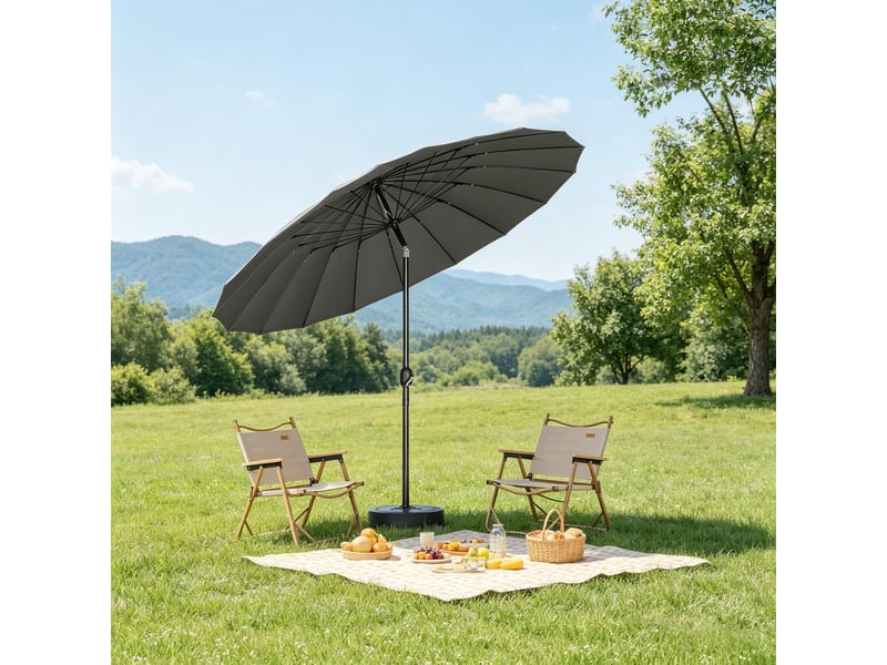  Grand parasol de jardin inclinable pour terrasse et piscine, sans pied  - Conforama B