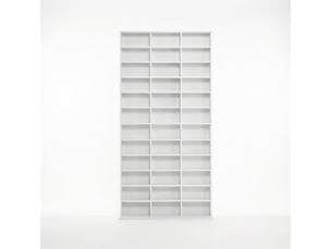 Bibliotheque coloris blanc BEAUNIV - 23.5 cm x 195 cm